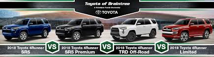 2018 Toyota 4runner Sr5 Vs Sr5 Premium Vs Trd Off Road
