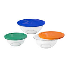 Mixing Bowl Set With Assorted Lids