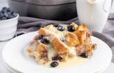 blueberry breakfast bread pudding