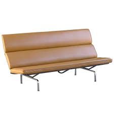 Compact Sofas Charles Eames Leather Sofa