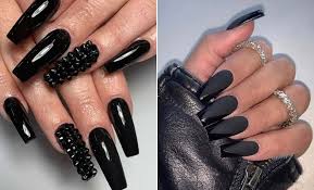 Black & white nail design ideas uploaded by nails designer on saturday, march 29th, 2014. 23 Black Acrylic Nails You Need To Try Immediately Stayglam