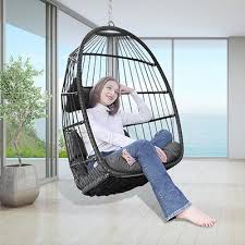 Bulexyard Outdoor Swing Egg Chair