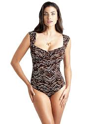Bm50042 Drape Front Maillot One Piece Swimsuit By Badgley