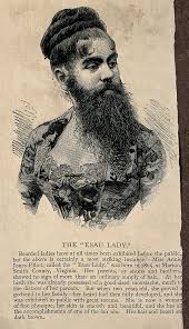 Already a prominent voice in the lgbt+ community, page's decision is more important and. File Annie Jones Elliot A Bearded Lady Wood Engraving Wellcome V0007156 Jpg Wikimedia Commons