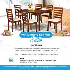 Best recipe of cooking pishori rice using carrot and hoho. Dignity Furniture Kenya We Have An Easter Giveaway Here S How To Win Our Vitori 6 Seater Dining Set 1 Share One Recipe Of What You Re Planning To Cook For Your Family