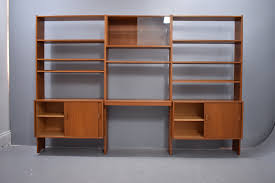 Teak Wall Unit Open Shelved Top