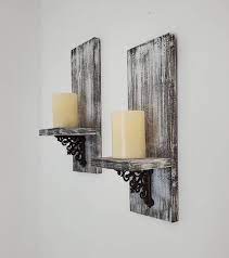 Wood Candle Holders Wall Candle Holder