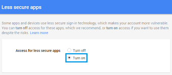 In this scenario, through google account security settings you can enable or allow access to less secure apps. How To Stop Gmail From Blocking Outlook