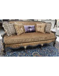 22 Victorian Style Sofa With A Black