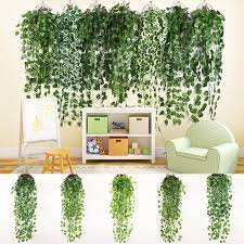 artificial green plants hanging ivy