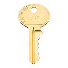 309e replacement key 301e 450e lock