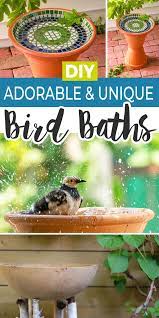 How to make a homemade cement bird bath using a bowl from a dollar store. 9 Adorable Unique Diy Bird Bath Ideas The Garden Glove