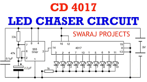 led chaser circuit running light