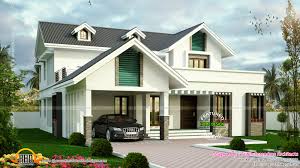 Modern Sloping Roof House With Dormer Windows Kerala Home