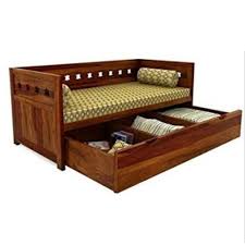 2 Seater Wooden Diwan Sofa With Storage Box