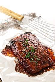 bourbon glazed salmon fillet savor