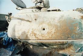 The use of depleted uranium weapons is again causing concern. Hole Made By A Depleted Uranium Round In A Tank Pics
