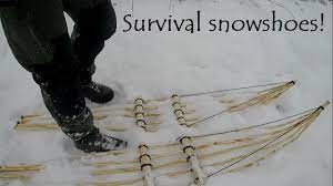 diy snowshoes for bushcraft and
