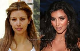 celebrities without makeup before and