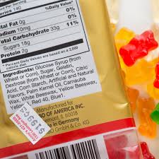 haribo gummy bears contain gluten our