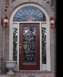 Leaded Glass Door