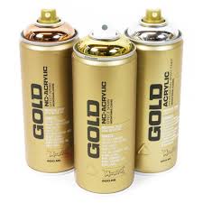 Montana Gold Cans Sprays Chrome Range