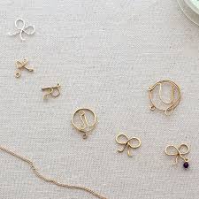 fancy wire letters for initial pendants