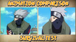 Naruto VS Shippuden - Survival Test | Animation Comparison - YouTube
