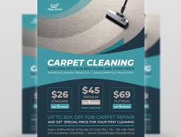 carpet cleaning services flyer template