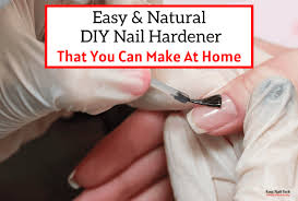 easy diy nail hardener a natural