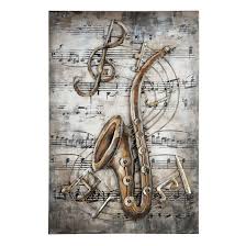 Live Jazz Picture Metal Wall Art In