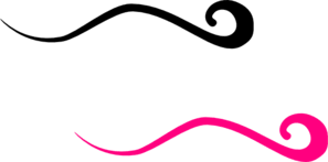 Pink And Black Swoosh Clip Art at Clker.com - vector clip art online,  royalty free & public domain