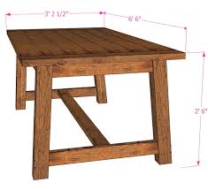 Build A Farmhouse Dining Table