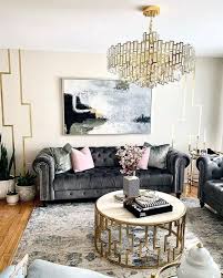 lavish glam living room design ideas