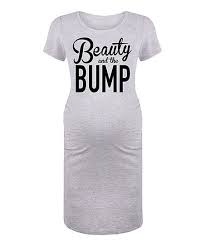 Bloom Maternity Athletic Beauty And The Bump Maternity T Shirt Dress