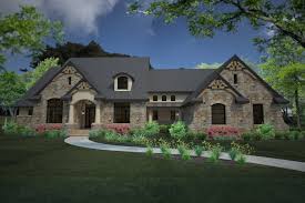 Luxury Ranch Craftsman House Plan 3880