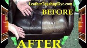 Leather shoes, purses and garment repair products. Leather Dye Repair Kit Diy Fix Worn And Faded Aniline Leather Chair Youtube