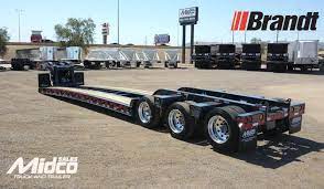 brandt 55 ton lowboy trailer midco s