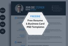 Freebie Resume Business Card Psd Templates