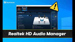 realtek hd audio manager windows 10 not