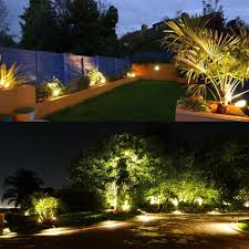 Zuckeo 5w Led Landscape Lights 12v 24v Waterproof Garden Path Lights Warm White Walls Trees Flags Outdoor Spotlights With Spike Stand 8 Pack Landscape Lighting Outdoor Path Lighting Landscape Spotlights