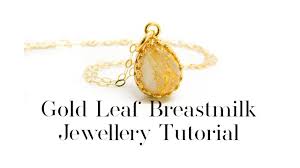 gold leaf tmilk jewellery tutorial