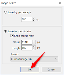 Click image and then resize/resample. How To Resize Images And Photos In Windows