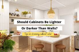 Should Cabinets Be Lighter Or Darker