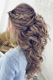 There is a good amount of wedding hairstyles for long hair half up a bride can choose. Half Up Half Down Wedding Hairstyles Updo For Long Hair For Medium Length For Br Easy Wedding Guest Hairstyles Long Hair Updo Wedding Hair Inspiration