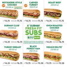 subway adds calorie counts to menu boards