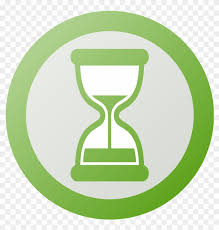 Green Sand Clock Icon Hd Png