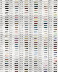 Japanese Miyuki Delica Color Chart A Little Blurry But It