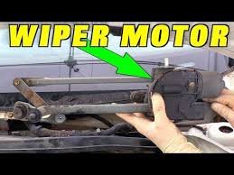 how to replace a windshield wiper motor