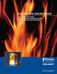 Fleming Fire Labelling Specification Guide